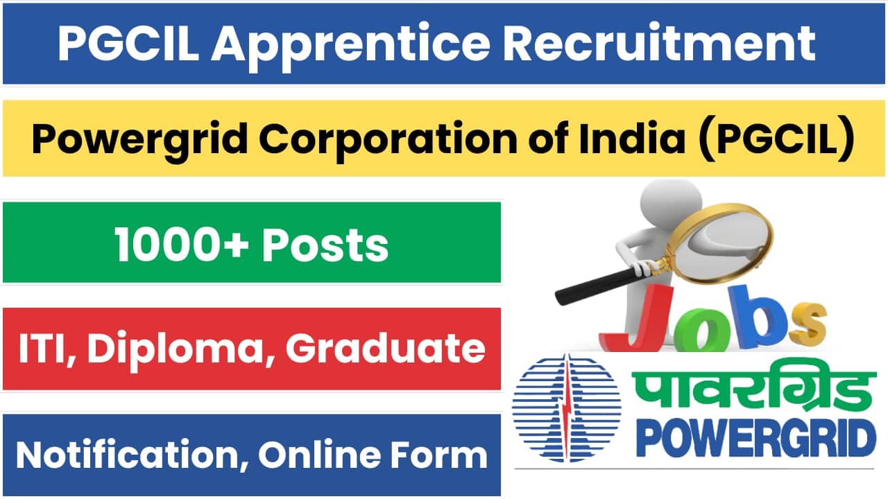 PGCIL Apprentices Online Form 2024